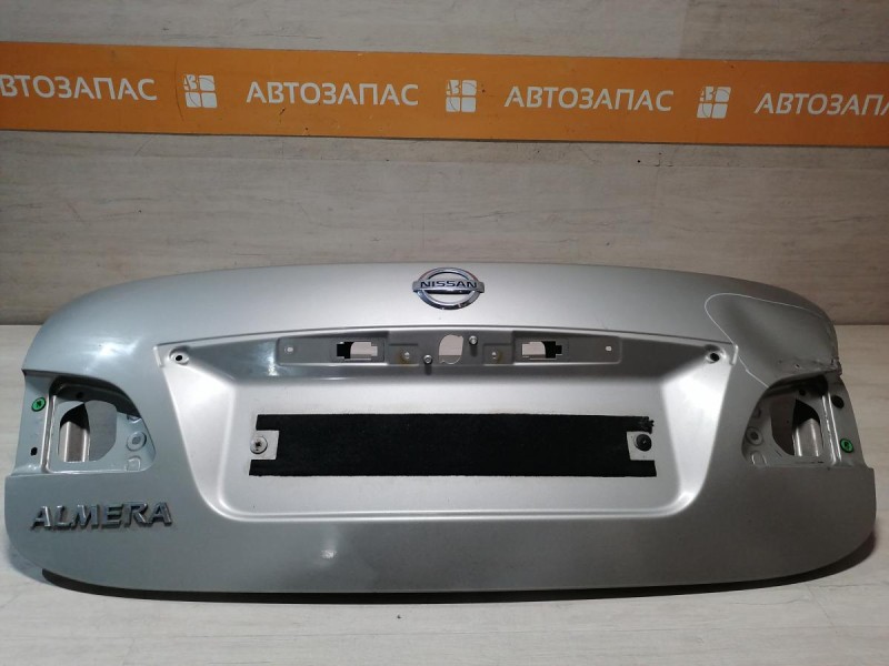 Almera G15 №12 крышка багажника деф