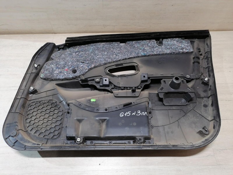 Almera G15 обшивка двери передняя левая эл