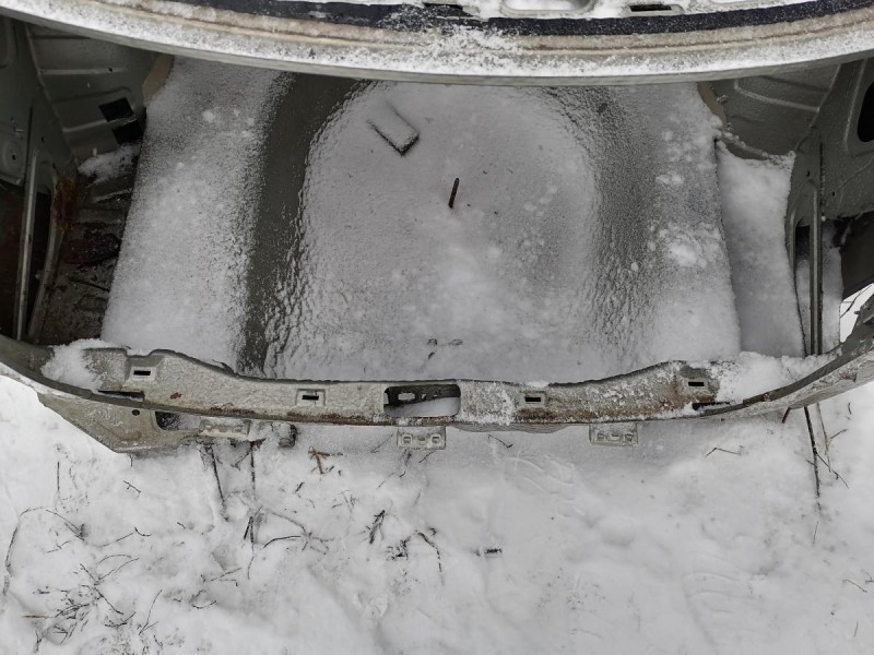 Almera G15 №12 панель задняя ниша под запаску