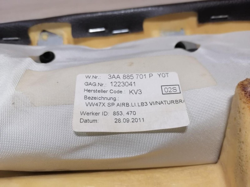 Passat B7 боковина дивана со шторкой безопасности левая правая к-кт