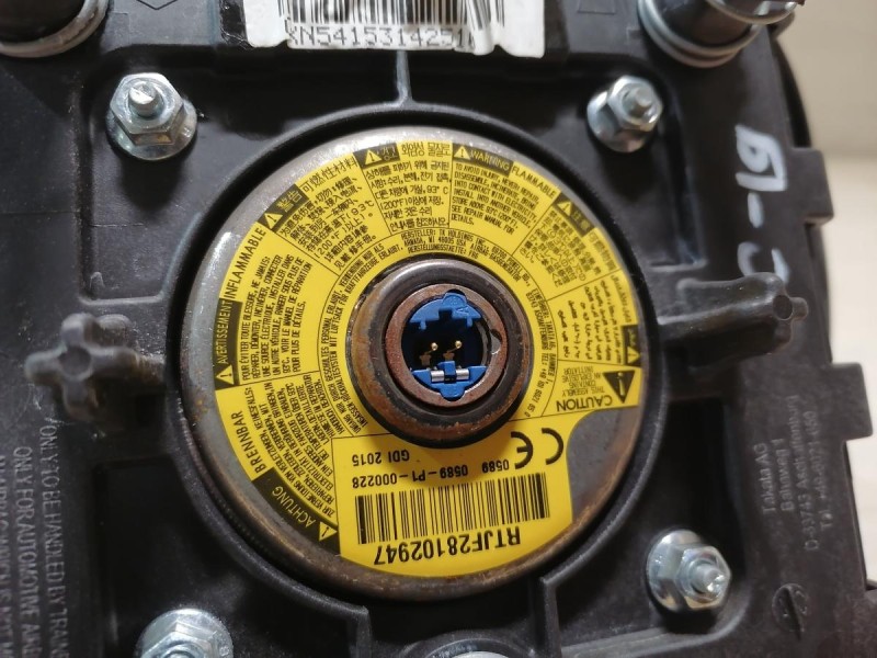 Sandero №19 подушка безопасности в руль до рест стрел