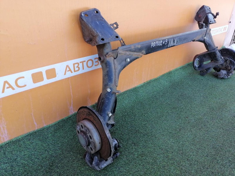 Rapid №3 балка задняя в сборе дисковые тормоза