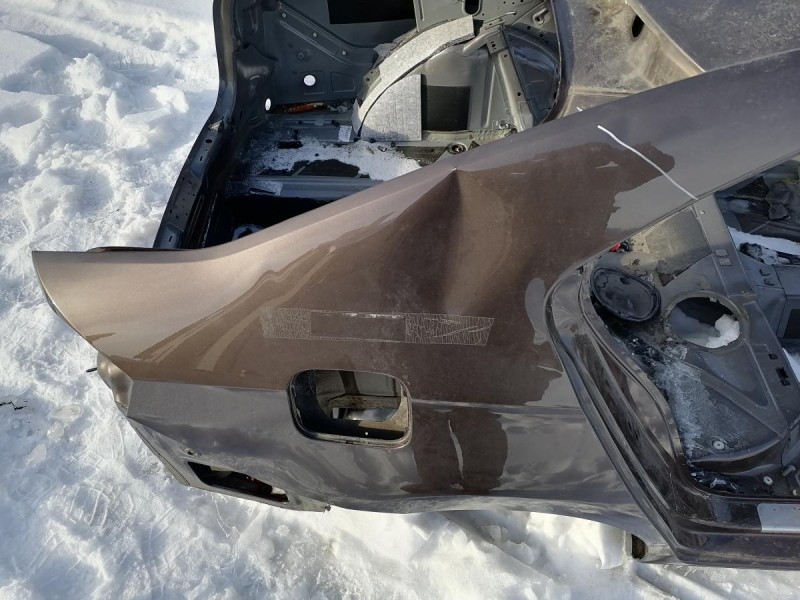 Rapid №3 задняя часть кузова крыло панель