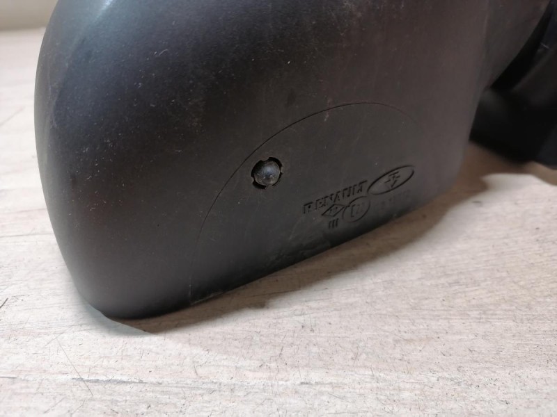 Logan №52 зеркало правое с датчиком черное мех