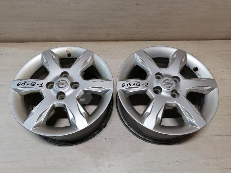 Almera G15 №12 диск колесный литой оригинальный R15