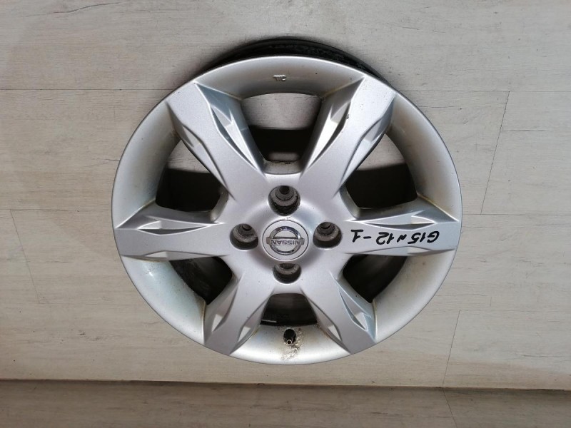 Almera G15 №12 диск колесный литой оригинальный R15
