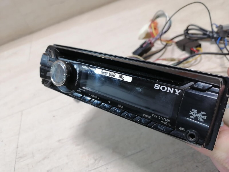Almera G15 №13 магнитола USB sony cdx-gt475er
