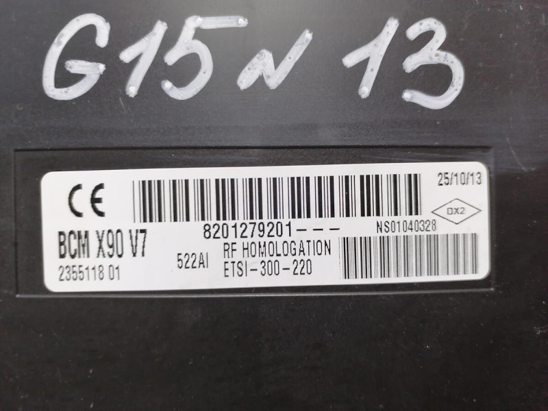 Almera G15 №13 блок комфорта