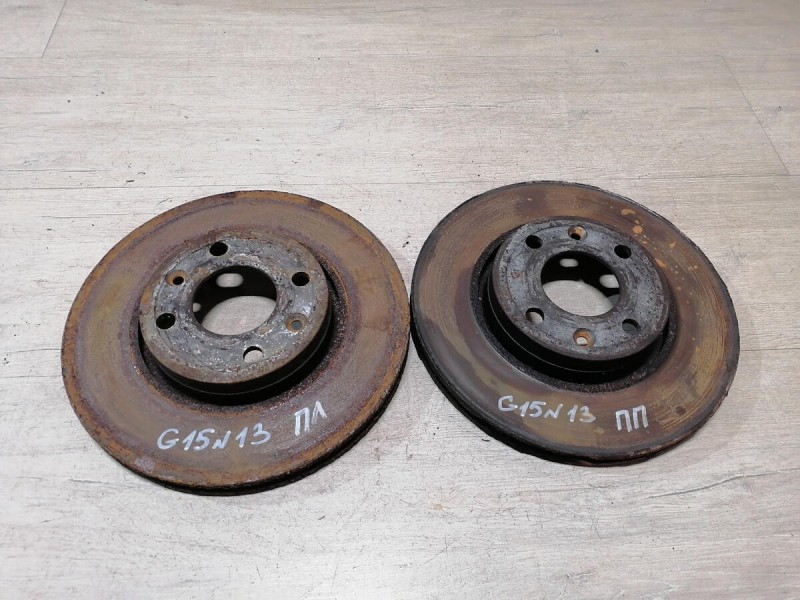 Almera G15 №13 диск тормозной к-кт