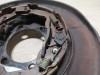 Qashqai №5 комплект ручника и кожух тормозного диска задний левый