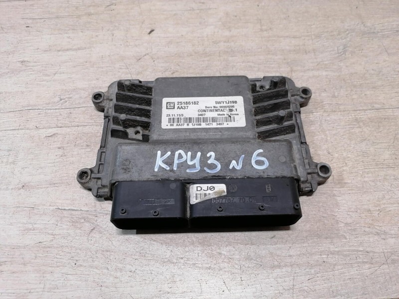 Cruze №6 блок управления двигателем ЭБУ ДВС мозги акпп 1,8