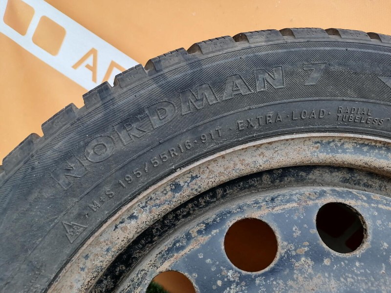 XRay 1 №1 резина зимняя в сборе с дискам Nordman 7 Nokian Tyres 195/55 R16 91T 2021/2220 к-кт деф