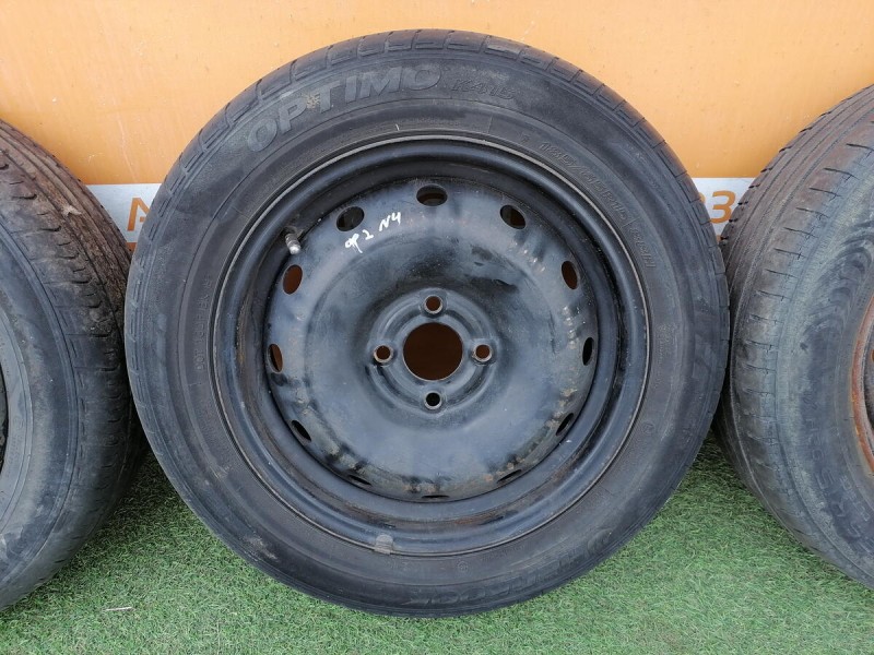 Logan 1 ф2 №4 резина летняя в сборе с дисками Nokian Optimo K415 185/65 R15 88H 5115 к-кт